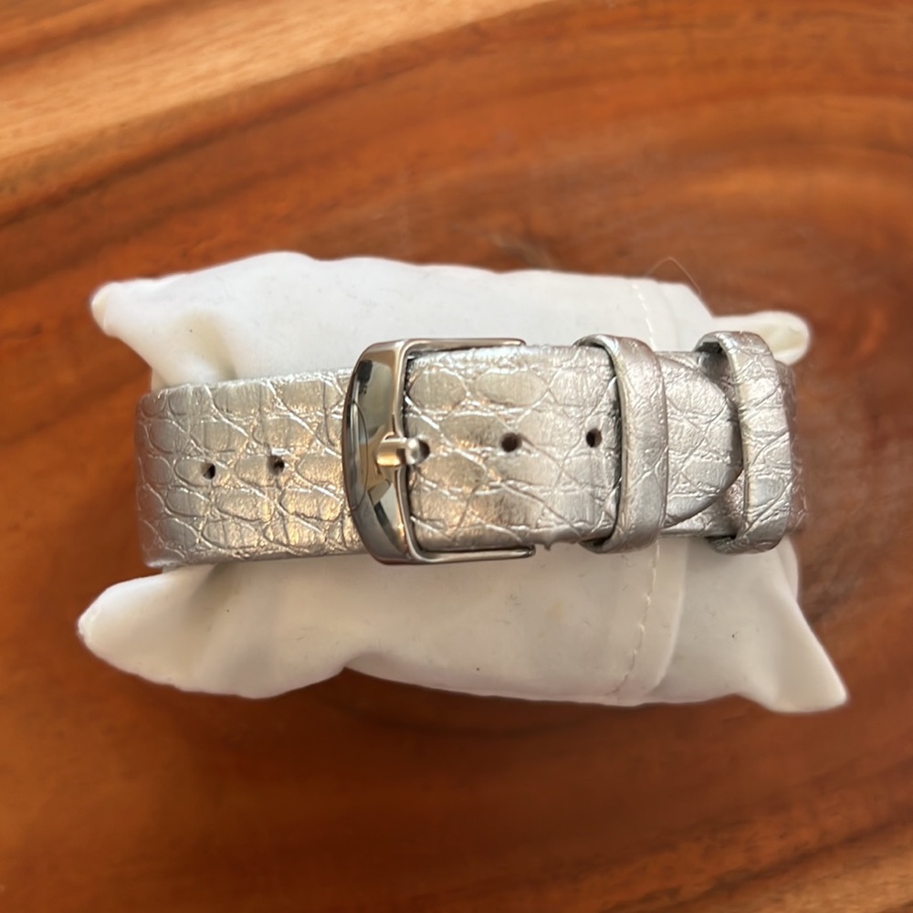 Cache Rhinestone Starburst Dial Watch With Genuin… - image 7